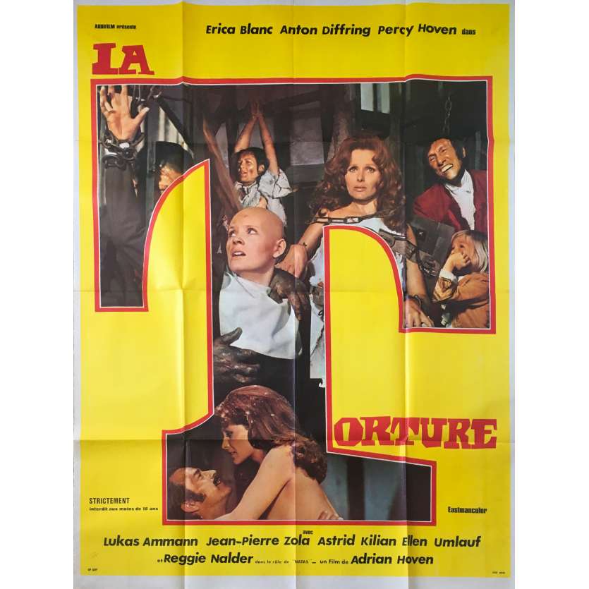 TORTURE Affiche de film - 120x160 cm. - 1987 - Doug McKeon, Ola Solum