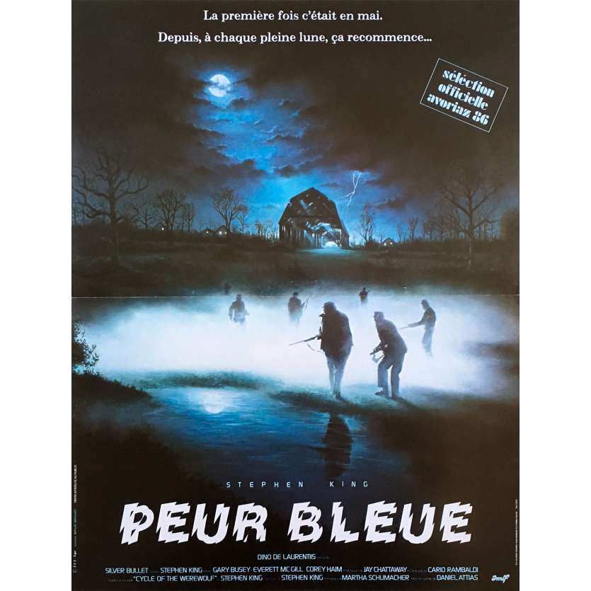 SILVER BULLET Original Movie Poster  - 15x21 in. - 1984 - Daniel Attias, Gary Busey