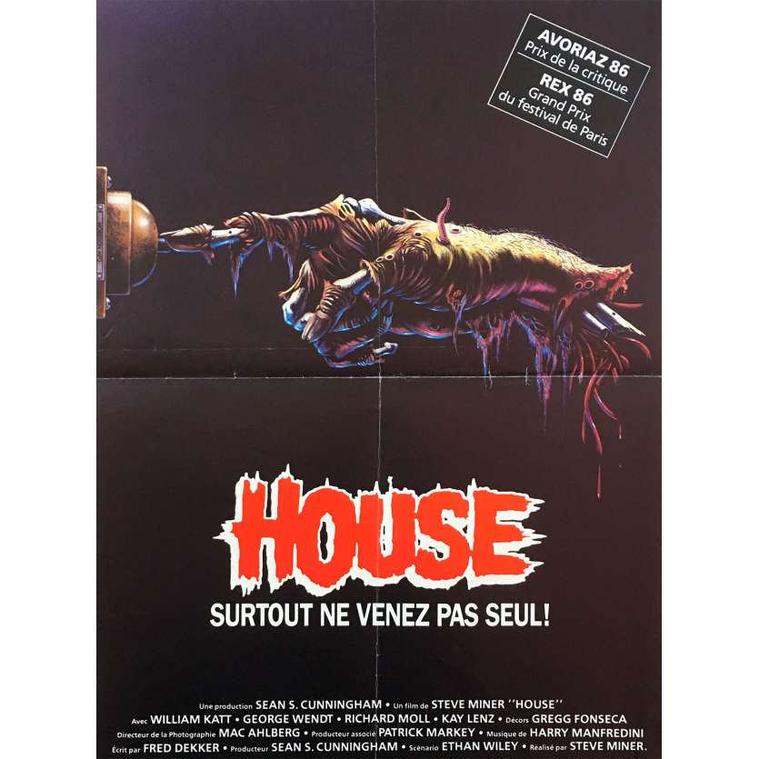 HOUSE Affiche de film  - 40x60 cm. - 1984 - William Katt, Steve Miner