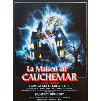 GHOSTHOUSE Original Movie Poster - 15x21 in. - 1988 - Umberto Lenzi, Lara Wendel