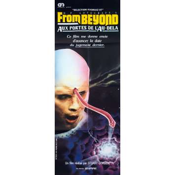 FROM BEYOND Original Movie Poster - 23x63 in. - 1986 - Stuart Gordon, Jeffrey Combs
