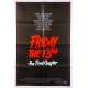 Friday THE 13TH THE FINAL CHAPTER Original Movie Poster - 27x41 in. - 1984 - Joseph Zito, Erich Anderson