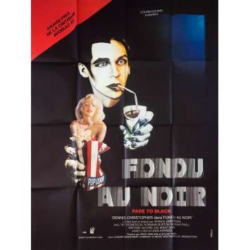 FADE TO BLACK Original Movie Poster - 47x63 in. - 1980 - Vernon Zimmerman, Dennis Christopher