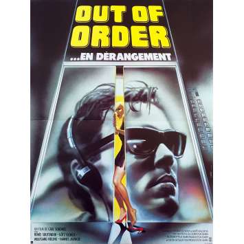 OUT OF ORDER Affiche de film - 40x60 cm. - 1984 - Götz George, Carl Schenkel