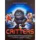 CRITTERS Original Movie Poster  - 15x21 in. - 1986 - Stephen Herek, Dee Wallace