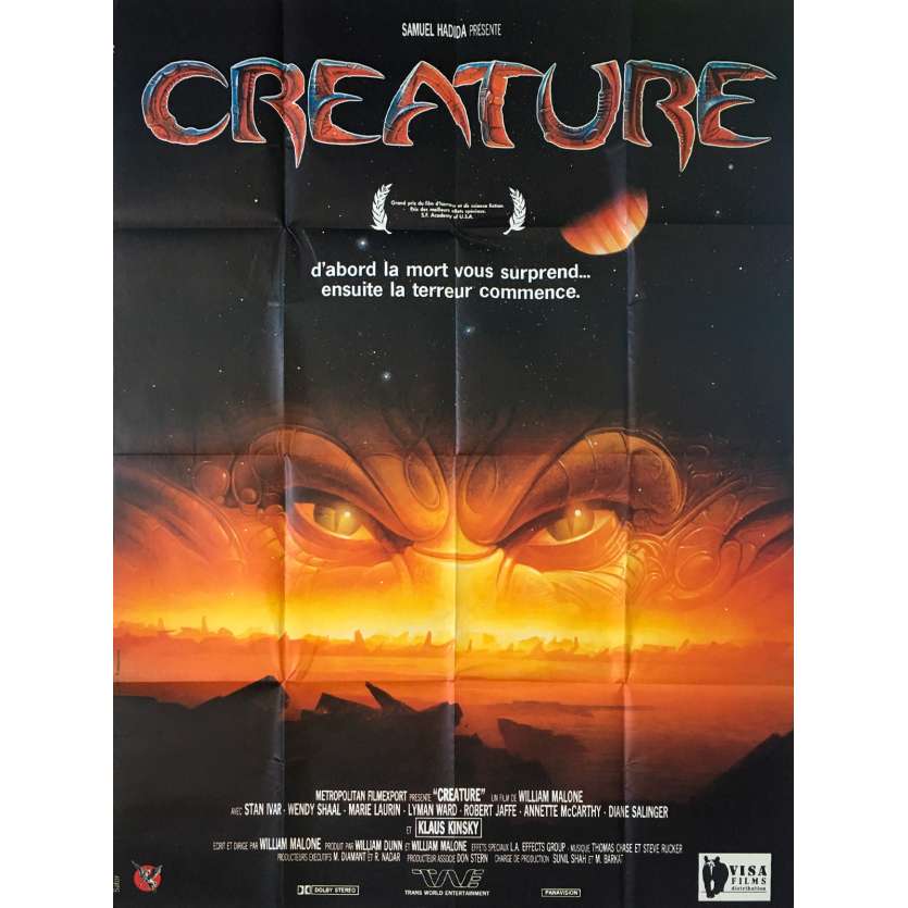 CREATURE Affiche de film  - 120x160 cm. - 1985 - Stan Ivar, William Malone