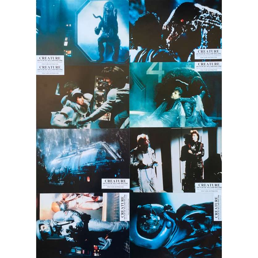 CREATURE Photos de film x8 - 21x30 cm. - 1985 - Stan Ivar, William Malone