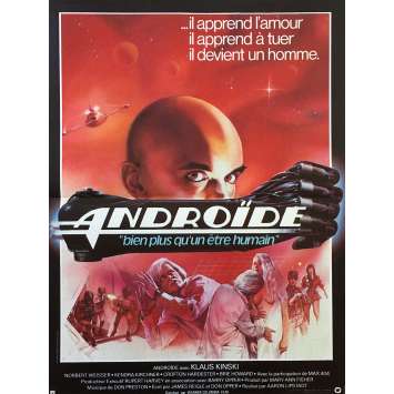 ANDROID Original Movie Poster - 15x21 in. - 1982 - Aaron Lipstadt, Klaus Kinski