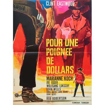 A FISTFUL OF DOLLARS Original Movie Poster - 23x32 in. - 1964 - Sergio Leone, Clint Eastwood A FISTFUL OF DOLLARS Original Movie Poster - 23x32 in. - 1964 - Sergio Leone, Clint Eastwood