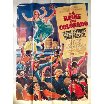 LA REINE DU COLORADO Affiche de film - 120x160 cm. - 1964 - Debbie Reynolds, Charles Walters