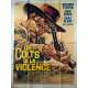 LES COLTS DE LA VIOLENCE Affiche de film - 120x160 cm. - 1966 - Anthony Steffen, Alberto Cardone