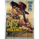LES COLTS DE LA VIOLENCE Affiche de film  - 120x160 cm. - 1966 - Anthony Steffen, Alberto Cardone