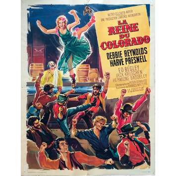 LA REINE DU COLORADO Affiche de film - 60x80 cm. - 1964 - Debbie Reynolds, Charles Walters