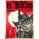 EL ROJO Affiche de film  - 120x160 cm. - 1966 - Richard Harrison, Leopoldo Savona