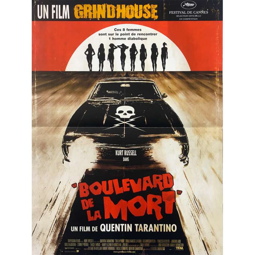 Au Dela De La Mort Film Affiche de BOULEVARD DE LA MORT / DEATH PROOF