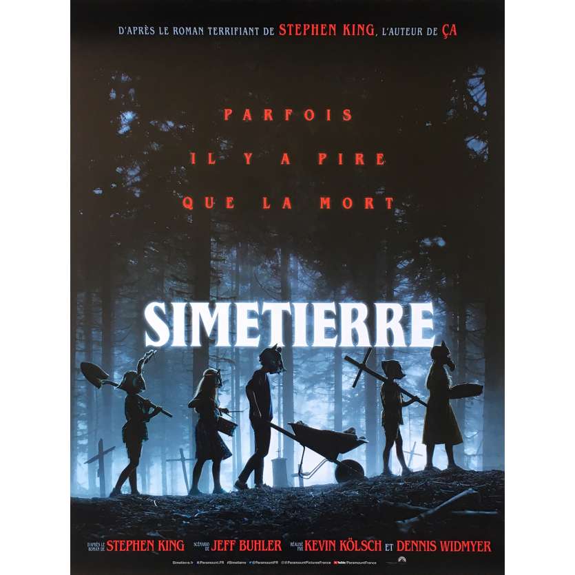 SIMETIERRE Affiche de film - 40x60 cm. - 2019 - Dale Midkiff, Kevin Kölsch, Dennis Widmyer