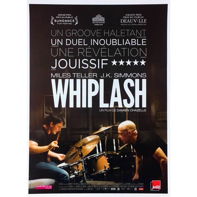 WHIPLASH Affiche de film - 40x60 cm. - 2015 - Miles Teller, Damien Chazelle