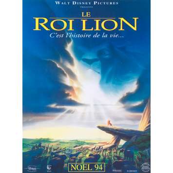 LE ROI LION Affiche de film - 40x60 cm. - 1994 - Matthew Broderick, Walt Disney