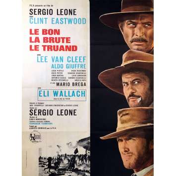 LE BON LA BRUTE ET LE TRUAND Affiche de film 60x80 cm - R1970 - Clint Eastwood, Sergio Leone