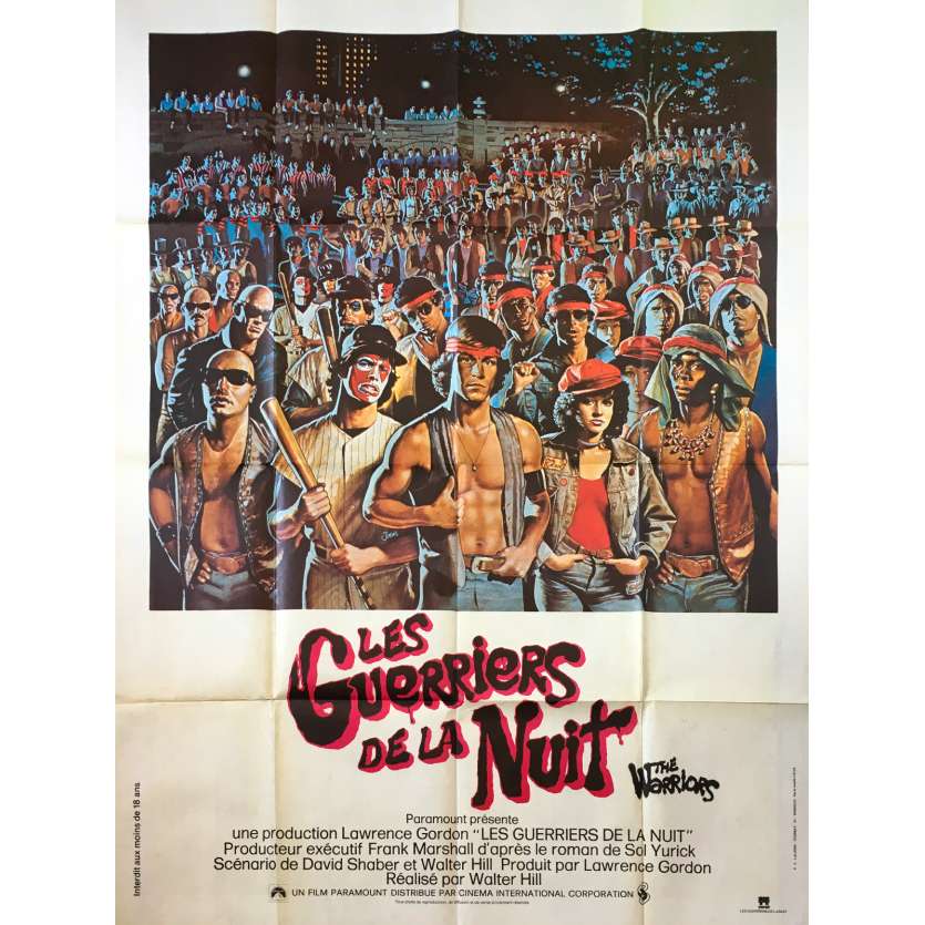 THE WARRIORS Original Movie Poster  - 47x63 in. - 1979 - Walter Hill, Michael Beck