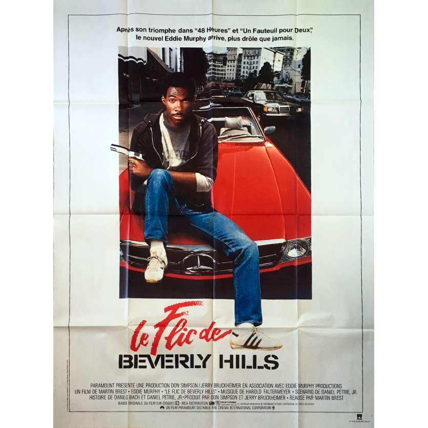 LE FLIC DE BEVERLY HILLS Affiche de film - 120x160 cm. - 1984 - Eddy Murphy, Martin Brest