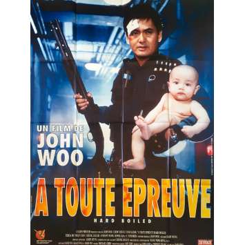 A TOUTE EPREUVE Affiche de film 120x160 - 1992 - Chow Yun-fat , John Woo