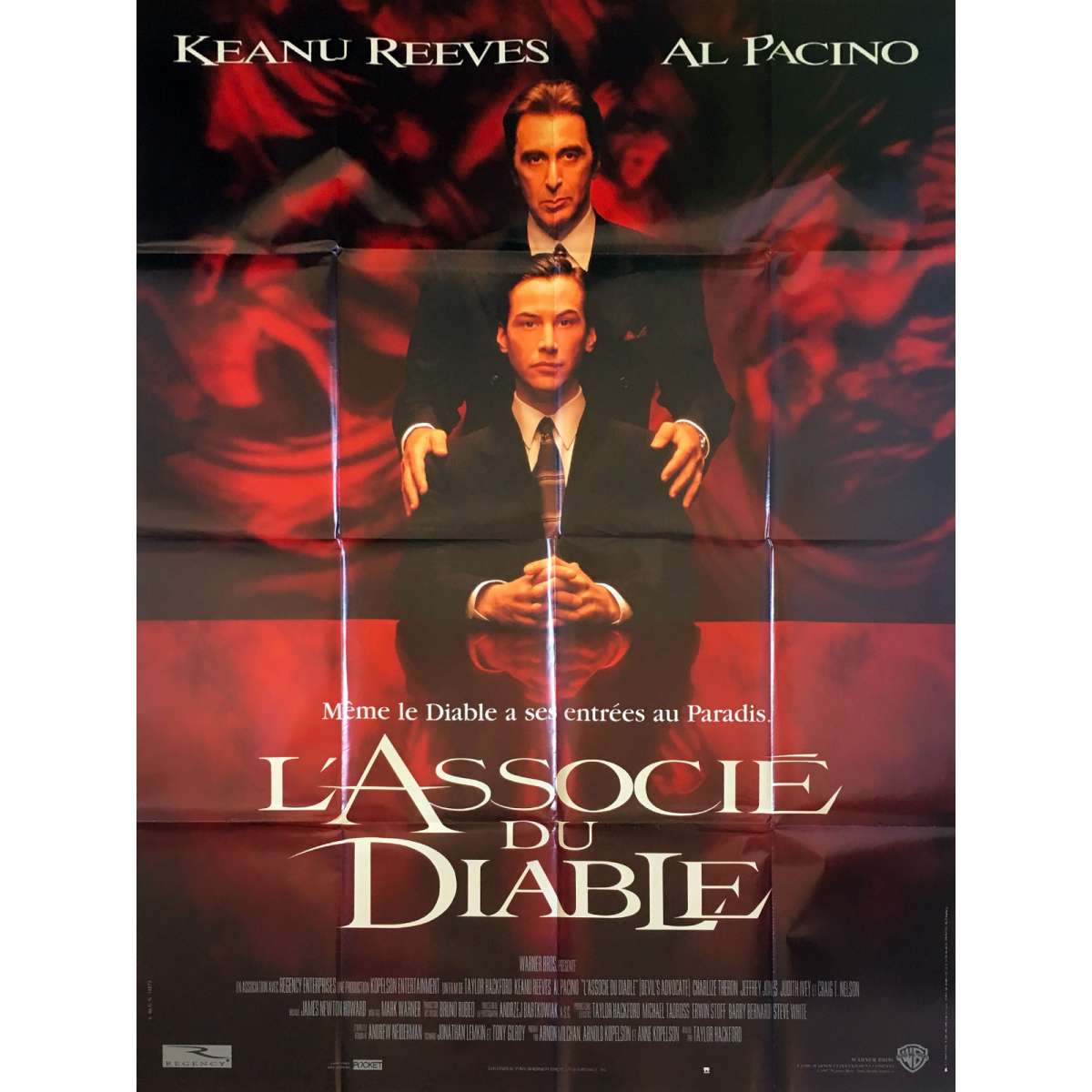L'associé Du Diable Streaming Dailymotion Affiche de L'ASSOCIE DU DIABLE / THE DEVIL'S ADVOCATE