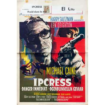 IPCRESS DANGER IMMEDIAT Affiche de film - 35x55 cm. - 1965 - Michael Caine, Sidney J. Furie IPCRESS DANGER IMMEDIAT Affiche de film - 35x55 cm. - 1965 - Michael Caine, Sidney J. Furie