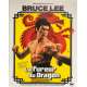 LA FUREUR DU DRAGON Synopsis 4p - 21x30 cm. - 1974 - Bruce Lee, Chuck Norris, Bruce Lee