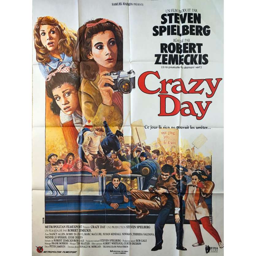 CRAZY DAY Affiche de film  - 120x160 cm. - 1978 - Nancy Allen, Robert Zemeckis