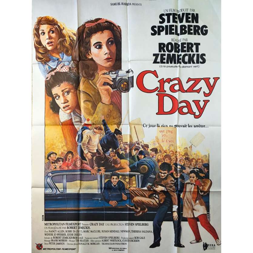 I WANNA HOLD YOUR HAND Original Movie Poster - 47x63 in. - 1978 - Robert Zemeckis, Nancy Allen