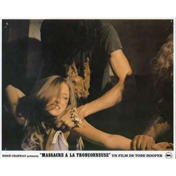 THE TEXAS CHAINSAW MASSACRE Original Lobby Card N01 - 9x12 in. - 1974 - Tobe Hooper, Marilyn Burns