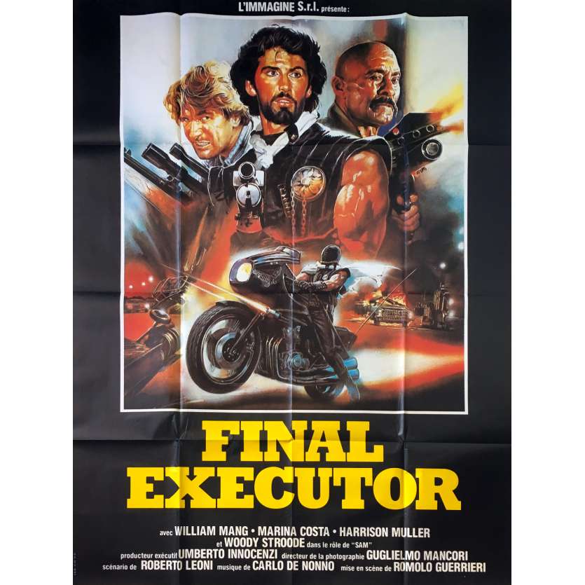 FINAL EXECUTOR Original Movie Poster - 47x63 in. - 1984 - Romolo Guerrieri, William Mang