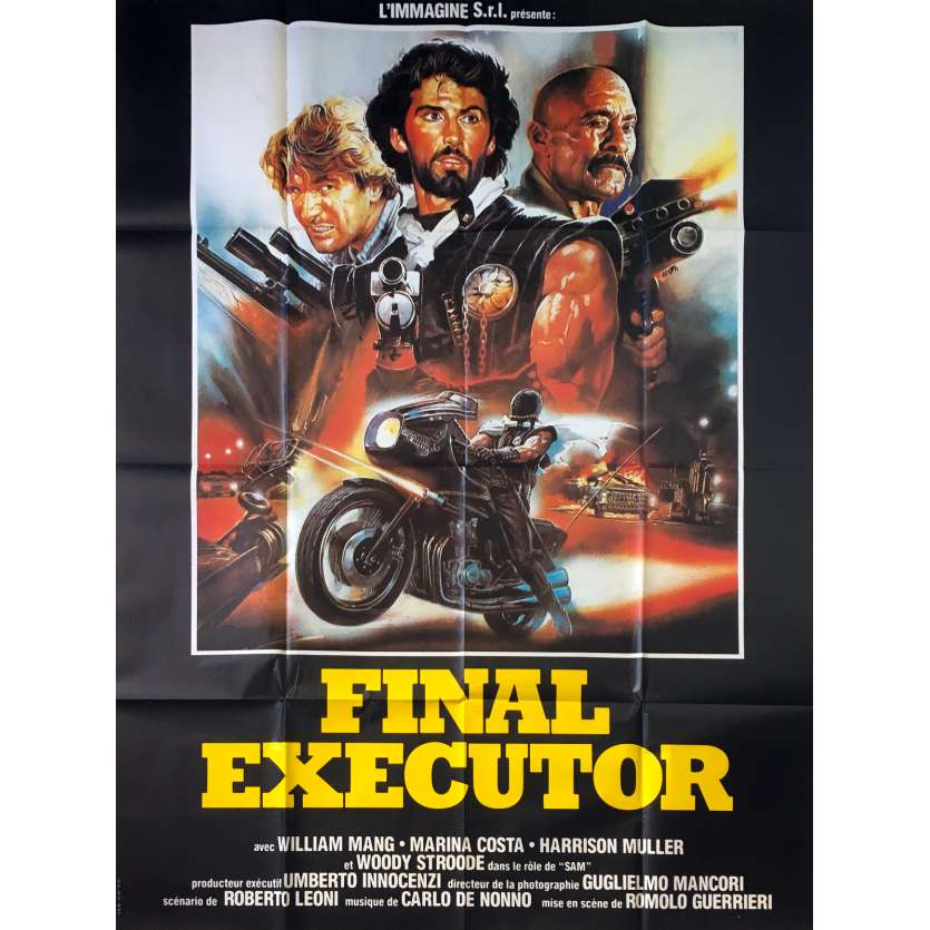 FINAL EXECUTOR Original Movie Poster  - 47x63 in. - 1984 - Romolo Guerrieri, William Mang