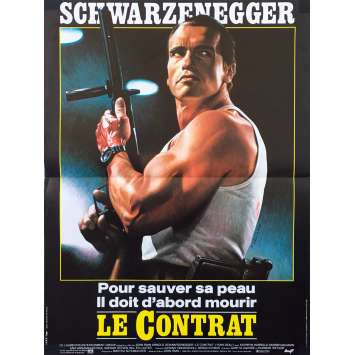 LE CONTRAT Affiche de film 40x60 - 1986 - Arnold Schwarzenegger, John Irvin