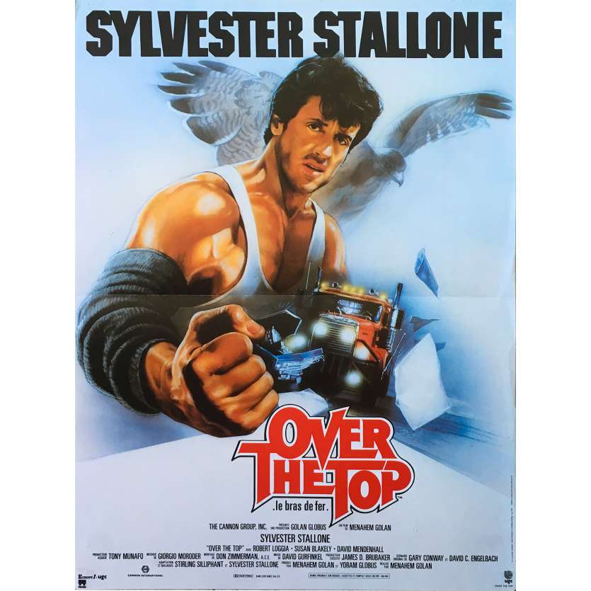 OVER THE TOP Affiche de film 40x60 cm - 1987 - Sylvester Stallone, Menahem Golan