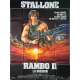 RAMBO 2 French Movie Poster 47x63 '84 Sylvester Stallone