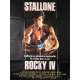 ROCKY 4 Affiche 120x160 FR '84 Sylvester Stallone Movie Poster
