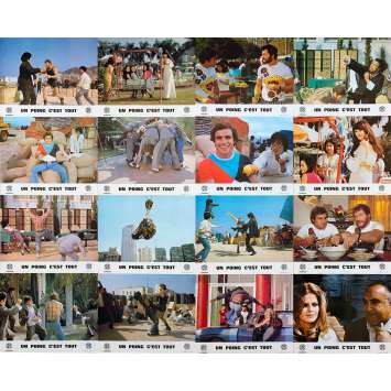 THIS TIME I'LL MAKE YOU RICH Original Lobby Cards x16 - 9x12 in. - 1974 - Gianfranco Parolini, Antonio Sabato