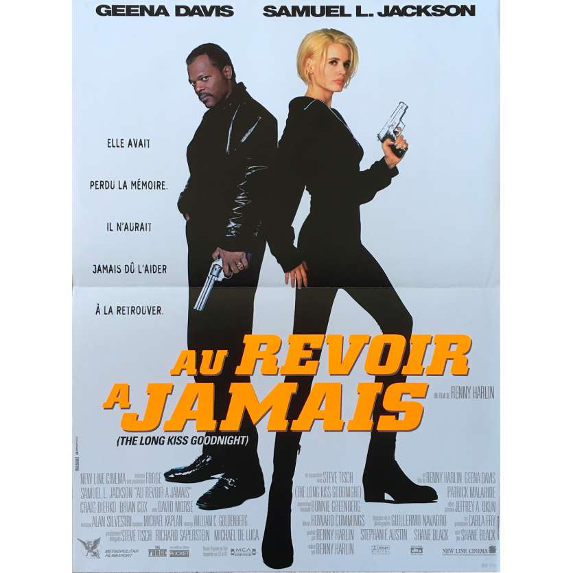 AU REVOIR A JAMAIS Affiche de film - 40x60 cm. - 1996 - Geena Davis, Samuel L. Jackson, Renny Harlin