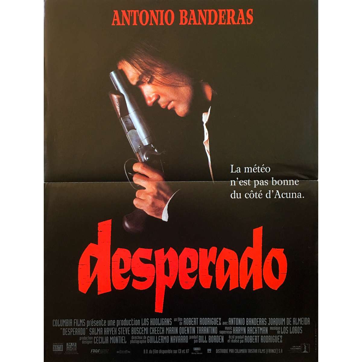Antonio Banderas Vintage Desperado Movie Poster 23.5 x 34 – PosterAmerica