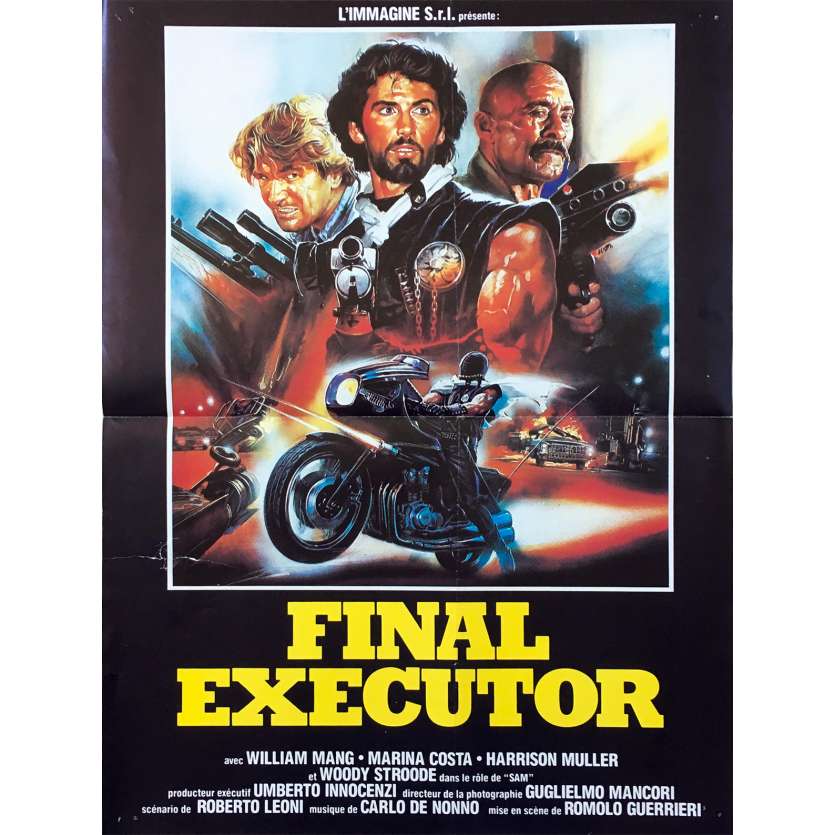 FINAL EXECUTOR Original Movie Poster - 15x21 in. - 1984 - Romolo Guerrieri, William Mang