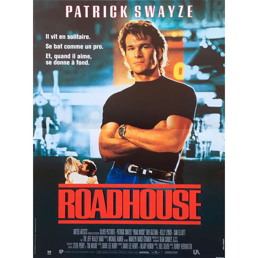 ROADHOUSE Original Movie Poster - 15x21 in. - 1989 - 0, Patrick Swayze