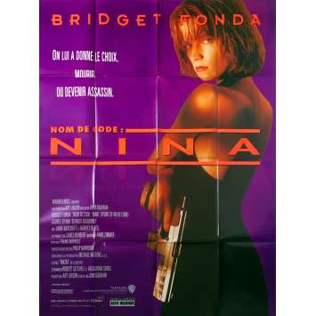 NOM DE CODE NINA Affiche de film - 120x160 cm. - 1993 - Bridget Fonda, John Badham