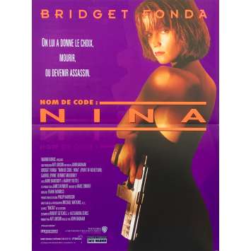 NOM DE CODE NINA Affiche de film - 40x60 cm. - 1993 - Bridget Fonda, John Badham