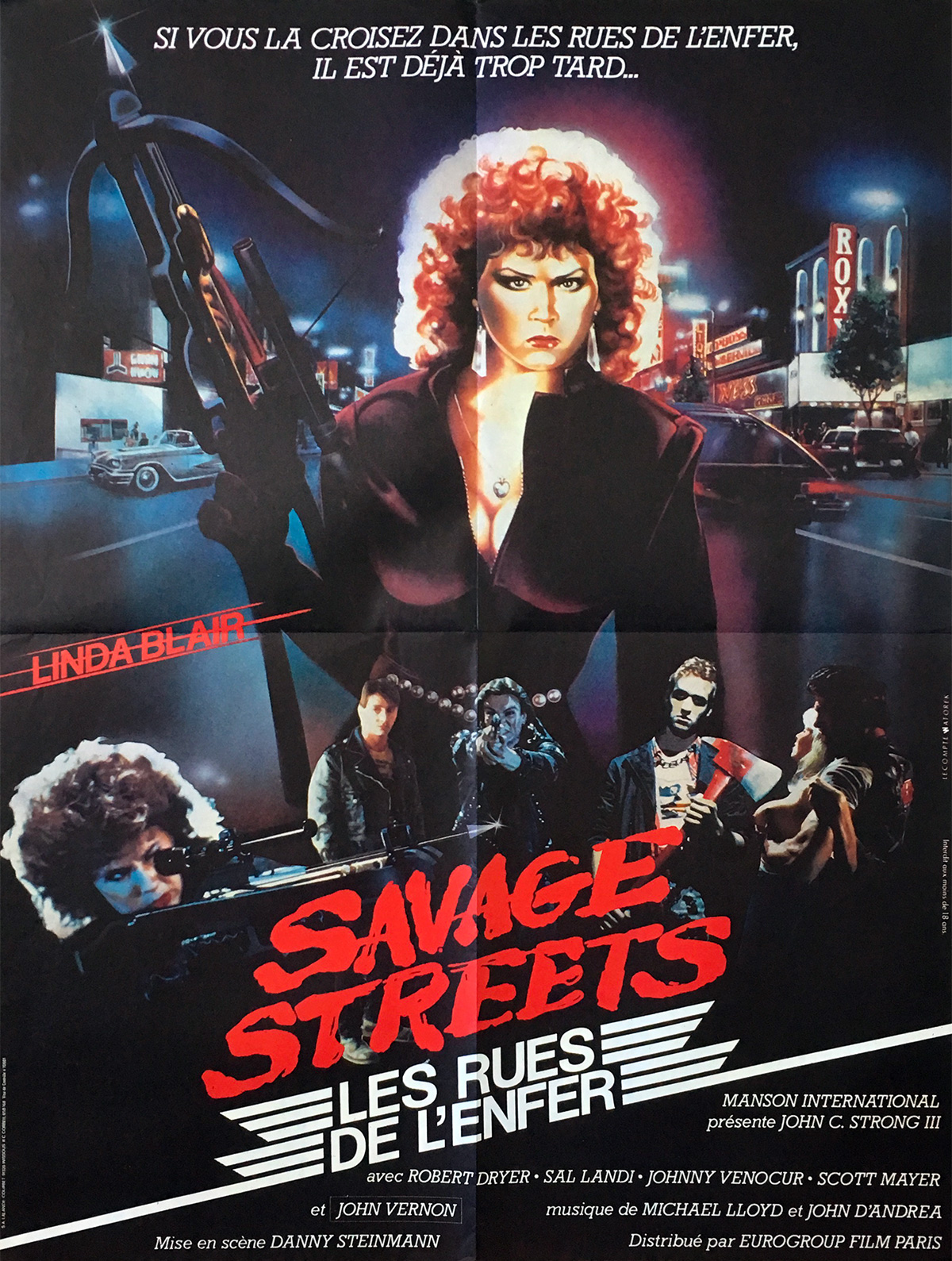 Savage Streets Movie Poster 23x32 In
