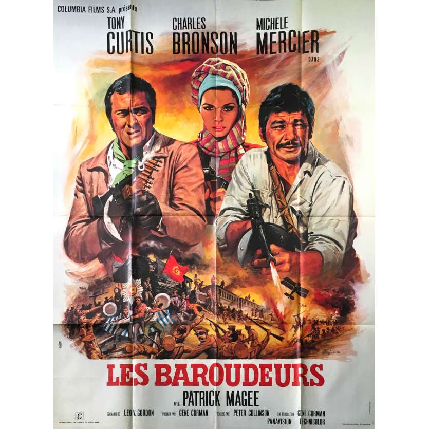 YOU CAN'T WIN EM ALL Original Movie Poster - 47x63 in. - 1970 - Peter Collinson, Tony Curtis, Charles Bronson