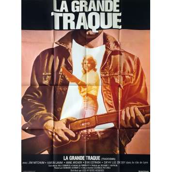 LA GRANDE TRAQUE Affiche de film - 120x160 cm. - 1976 - Robert Mitchum, Richard T. Heffron