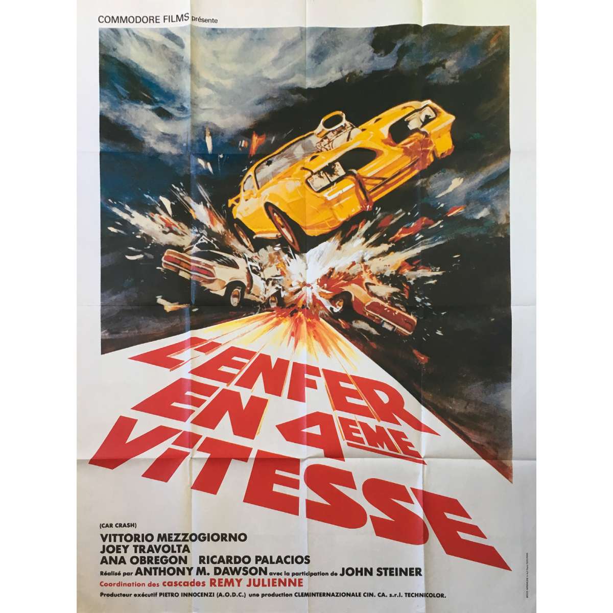 CAR CRASH Movie Poster 47x63 in.