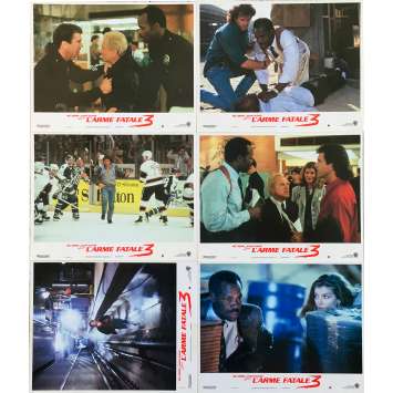 LETHAL WEAPON 3 Original Lobby Cards x6 - 9x12 in. - 1992 - Richard Donner, Mel Gibson